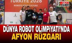 Dünya Robot Olimpiyatı’nda Afyon Rüzgarı