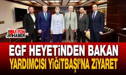 EGF Heyetinden Bakan Yardımcısı Yiğitbaşı’na Ziyaret