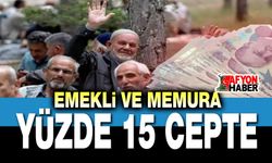 Emekli ve memura zam müjdesi: Yüzde 15 cepte!..