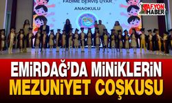 Emirdağ’da Miniklerin Mezuniyet Coşkusu