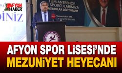 Afyon Spor Lisesi’nde Mezuniyet Heyecanı