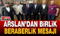 AK Partili Arslan'dan Birlik Beraberlik Mesajı