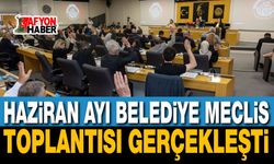Haziran Ayı Belediye Meclis Toplantısı Gerçekleşti
