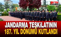 Jandarma Teşkilatının 187. Yıl Dönümü Kutlandı