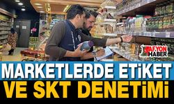 Marketlerde Etiket ve SKT Denetimi
