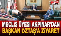 Meclis Üyesi Akpınar'dan Başkan Öztaş'a Ziyaret