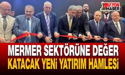 Afyon’da Dev Mermer Fabrikası Hizmete Girdi