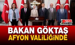 Aile ve Sosyal Hizmetler Bakanı Göktaş Valilikte
