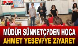 Müdür Sünnetci Öğretmen ve Öğrencilerle Buluştu