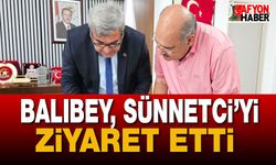 Muhtar Balıbey, Müdür Sünnetci’yi Ziyaret Etti
