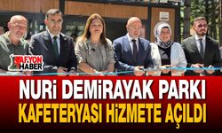 Nuri Demirayak Parkı Kafeteryası Hizmete Açıldı