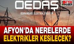 Mahalle, köy, ilçe... Afyon OEDAŞ elektrik kesintileri