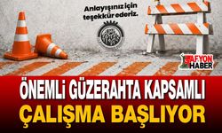 Önemli Güzergahta Kapsamlı Çalışma Başlıyor