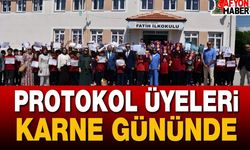 Protokol Üyeleri Karne Gününde Buluştu