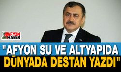 Veysel Eroğlu'ndan Yatırım Dolu Mesaj