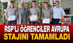 RSP’li Öğrenciler Avrupa Stajını Tamamladı