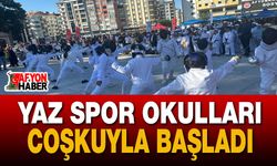 Afyon'da Yaz Spor Okulları Coşkuyla Başladı