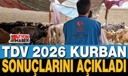 TDV 2026 Kurban Sonuçlarını Açıkladı