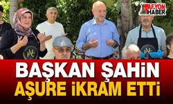 Başkan Turgay Şahin Aşure İkram Etti
