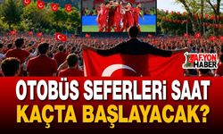 Pazar Günü Toplu Taşıma Saatleri Değişti