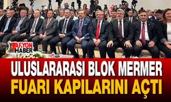 2. Afyonkarahisar Uluslararası Blok Mermer Fuarı Açıldı