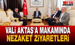 Vali Aktaş'a Makamında Nezaket Ziyaretleri