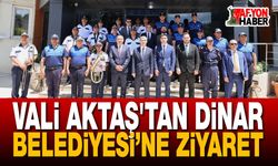 Vali Aktaş’tan Dinar Belediyesi’ne Ziyaret