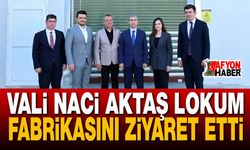 Vali Naci Aktaş Lokum Fabrikasını Ziyaret Etti