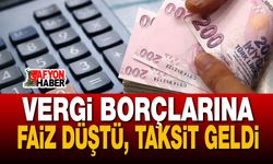 Vergi borçlarına faiz düştü, taksit geldi