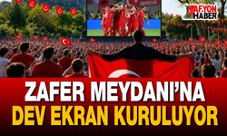Zafer Meydanı’na Dev Ekran Kuruluyor