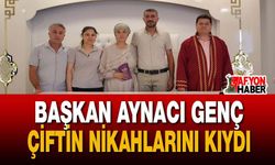 Başkan Aynacı Genç Çiftin Nikahını Kıydı