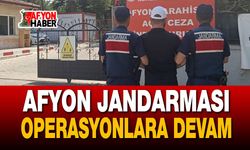 Afyon Jandarması Operasyonlara Devam