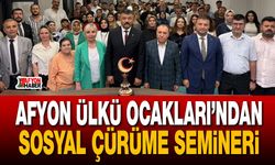 Afyon Ülkü Ocakları’ndan Sosyal Çürüme Semineri