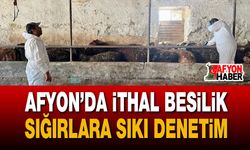 Çay İlçe Tarım Müdürlüğü’nden İthal Hayvanlara Yönelik Resmi Kontrol