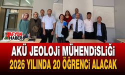 AKÜ Jeoloji Mühendisliği 2026 Yılında 20 Öğrenci Alacak