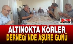 Altınokta Körler Derneği'nde Aşure Günü