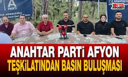 Anahtar Parti Afyon Teşkilatından Basın Buluşması