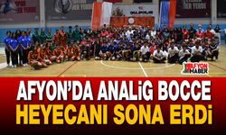 Afyon’da ANALİG Bocce Heyecanı Sona Erdi