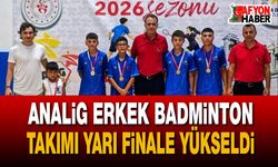 Afyonkarahisar ANALİG Erkek Badminton Takımı Yarı Finale Yükseldi