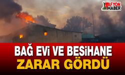 Sandıklı'da Alevler Bağ Evi ve Besihaneye Sıçradı