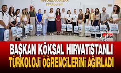 Başkan Köksal Hırvatistanlı Türkoloji Öğrencilerini Ağırladı