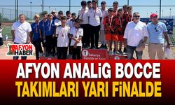 Afyon ANALİG Bocce Takımları Yarı Finalde!