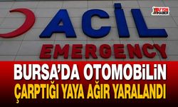 Otomobilin çarptığı yaya ağır yaralandı