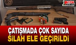 Çatışmada Çok Sayıda Silah Ele Geçirildi