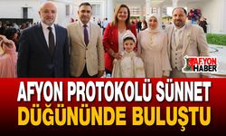 Afyon Protokolü Sünnet Düğününde Buluştu