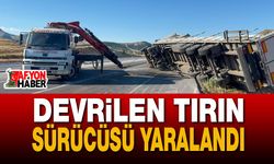 Direksiyon Hakimiyetini Kaybetti, Tır Yan Yattı
