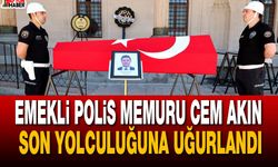 Emekli Polis Memuru Cem Akın Son Yolculuğuna Uğurlandı