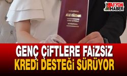 Genç Çiftlere Faizsiz Kredi Desteği Sürüyor