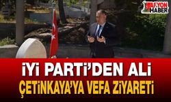 İyi Parti’den Ali Çetinkaya’ya Vefa Ziyareti