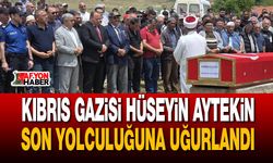 Kıbrıs Gazisi Hüseyin Aytekin Son Yolculuğuna Uğurlandı